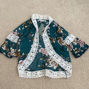 12-18 months shawl/cardigan bailey’s blossoms